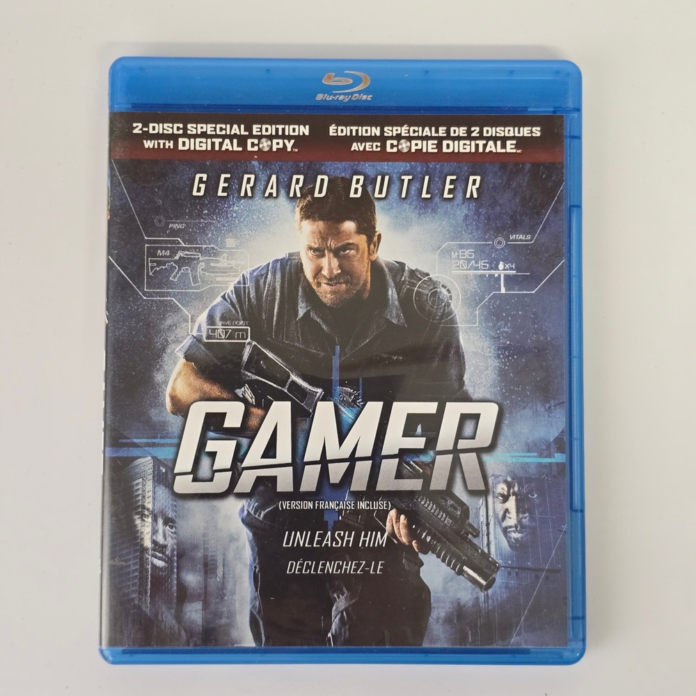 Gamer‎ Blu-ray Gerard Butler Sci-Fi Action Cyberpunk Lionsgate